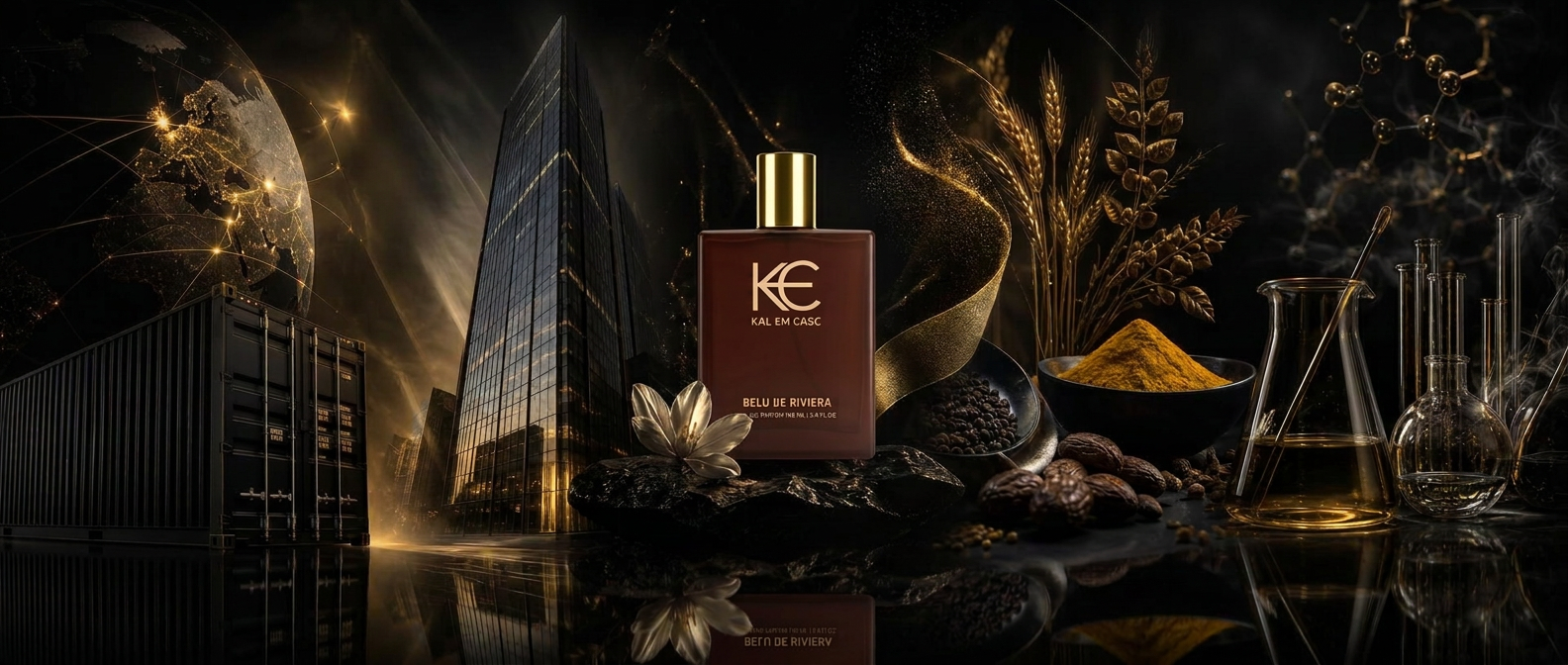 KAL EM CASC divisions: Investment Advisory and Portfolio Management, Perfume Couture, Import and Export, Food Industry, Chemical, IT Solutions and Transportation